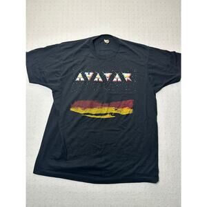 Vintage 80s/90s Screen Stars Graphic T-Shirt Black Size XL Made in USA